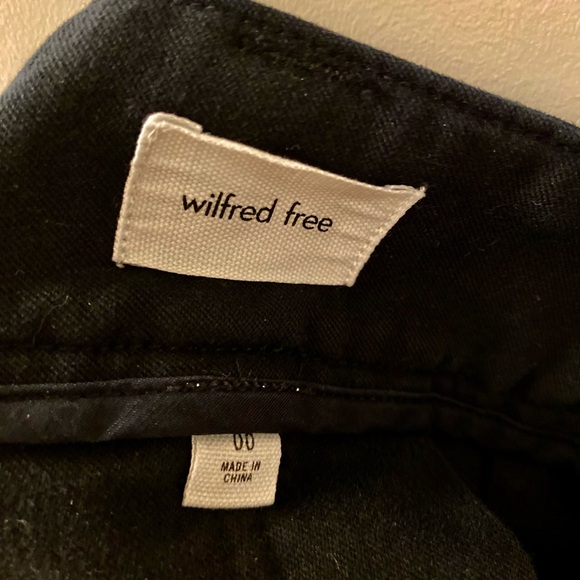 Wilfred rodeo black pleated micro skirt - Picture 3 of 3